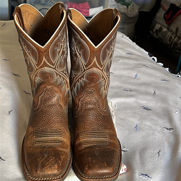 Ariat ATS Advance torque stability western QuickDraw square toe size 9D boots - Picture 6 of 16